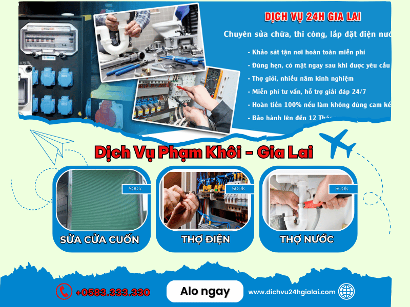 Dịch vụ sửa cửa cuốn Phạm Khôi