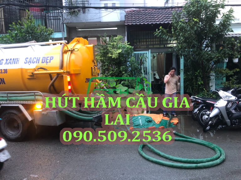 gọi xe tới hút hầm cầu ở pleiku gia lai